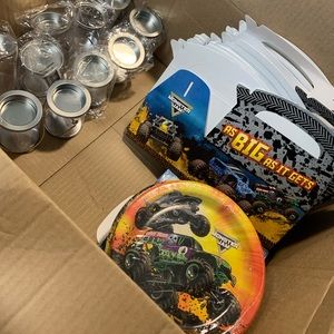 Monster jam party items